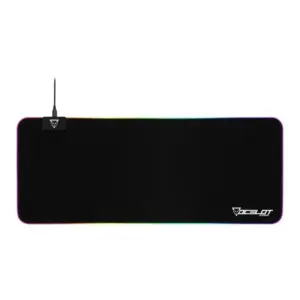 MOUSEPAD OCELOT GAMING RGB XXL OMPXL01 / CONEXIÓN USB PLUG AND PLAY / COLOR NEGRO