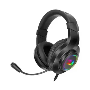 AUDÍFONOS GAMER REDRAGON HYLAS BLACK / H260RBG / DIADEMA / OVER-EAR / 3.5 MM / MICRÓFONO FLEXIBLE OMNIDIRECCIONAL / RGB