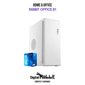 COMPUTADORA RABBIT OFFICE B1 / INTEL CELERON G5905 / INTEL UHD GRAPHICS 610 / 8GB RAM / 240GB SSD / PSU 450W