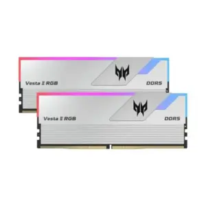 MEMORIA RAM / PREDATOR VESTA II / UDIMM / DDR5 / 64GB / 2X32GB / 6000 MT / S / CL30 / GAMING / RGB / COLOR PLATA