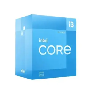 CPU INTEL CORE I3-12100F S-1700 12A GEN / 3.3 - 4.3 GHZ / CACHE 12MB / 4 CORES / SIN GRAFICOS / CON DISIPADOR