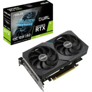 TARJETA DE VIDEO ASUS NVIDIA RTX3060/PCIE X16 4.0/12GB GDDR6/HDMI/3XDP