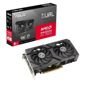 TARJETA DE VIDEO ASUS RADEON RX7600 /PCIE X16 4.0 /8GB GDDR6 /HDMI /3XDP