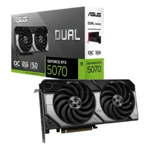 TARJETA DE VIDEO ASUS DUAL-RTX5070-O12G 12GB DDR7/1HMDI/3DP/PCI 5.0