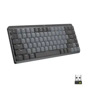 TECLADO LOGITECH MX MECHANICAL MINI / GRAFITO / ILUMINADO / INALAMBRICO / BOLT / BLUETOOTH / USB-C / USB