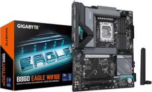 TARJETA MADRE GIGABYTE B860 EAGLE WIFI6E / SOCKET LGA 1851 INTEL ULTRA / DDR5 9066 MT / S / WIFI 6E / BT 5.3 / PCIE 5.0 / ATX