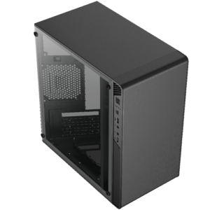 GABINETE ACTECK PERFORMANCE II GI215W / MINI TORRE / MICRO ATX / ITX / FUENTE DE PODER 500W INCLUIDA / PANEL ACRILICO - METAL / NEGRO / AC-935784