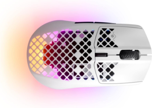 MOUSE GAMER / STEELSERIES / AEROX 3 WIRELESS / INALÁMBRICO / ULTRALIGERO / RGB / 18,000 DPI / RESISTENTE AL AGUA
