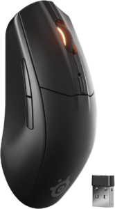 MOUSE / STEELSERIES RIVAL 3 / INALÁMBRICO 2.4GHZ + BLUETOOTH / 18000 DPI TRUEMOVE / GAMING / NEGRO